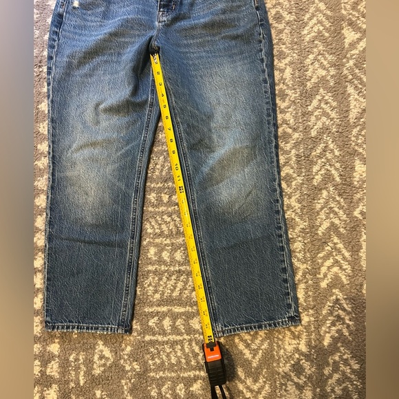 J. Crew woman’s high rise Straight Blue Jeans cropped size 28P (SKU G121) - Picture 2 of 12